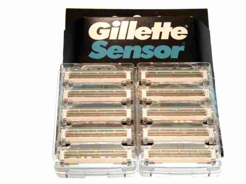Details-Gillette Sensor Rasierklingen 10er Klassisch 2Klingen