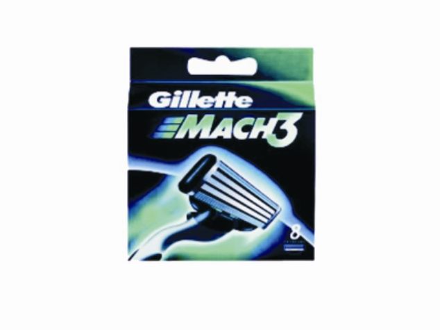 Details-Gillette Mach 3 Klingen 8er
